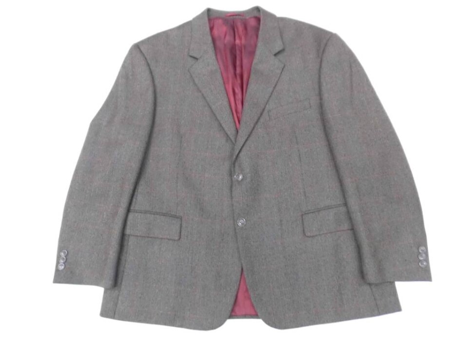 Gurteen All Wool Tweed Jacket Size 46s Khaki/brown Size: Xl