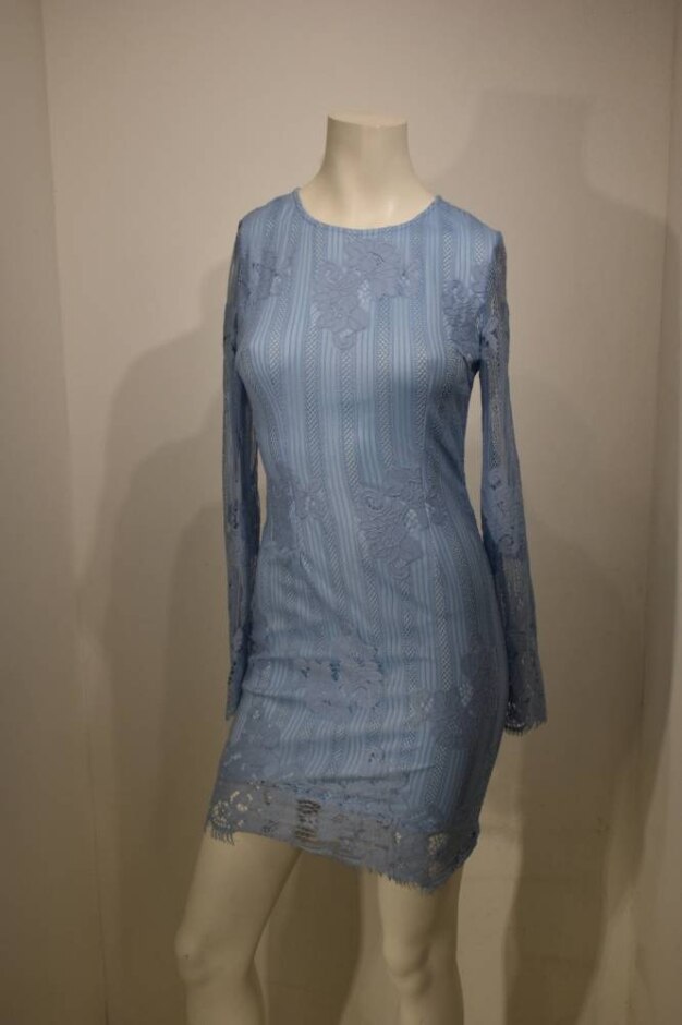 Missguided New Dress Powder Blue Size: 8