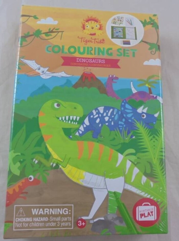 Tiger Tim Colouring Set: Dinosaurs
