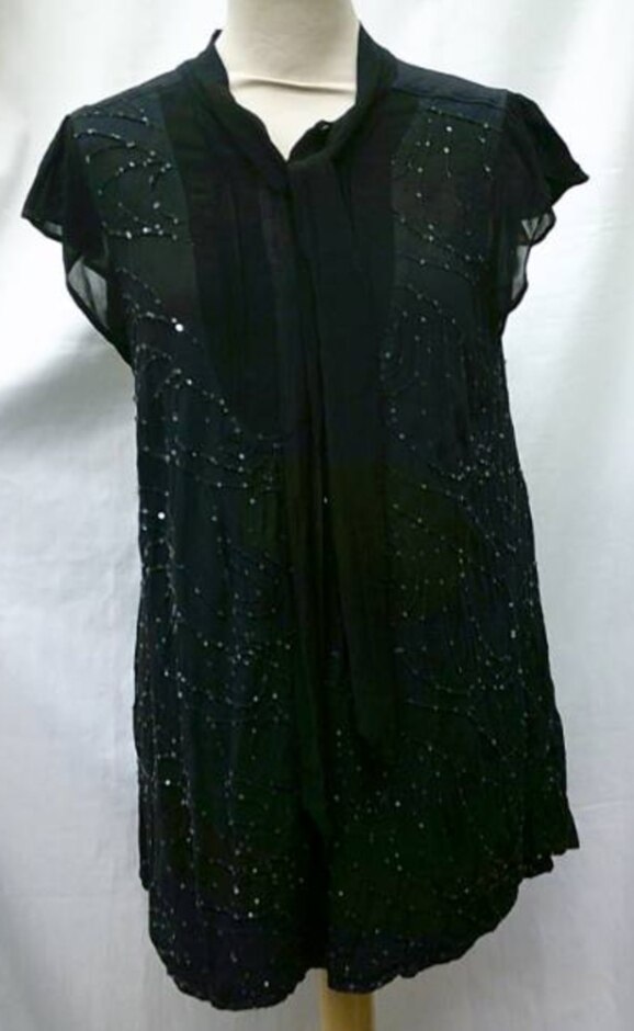 Ghost Tunic/smock Top Black Size: 12