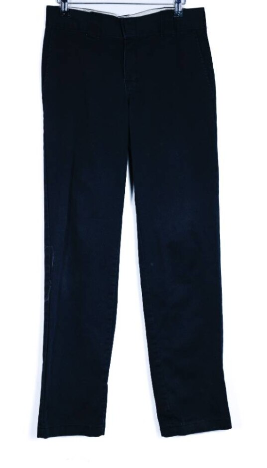 Dickies Slim Taper Trousers Dark Grey Size: 32