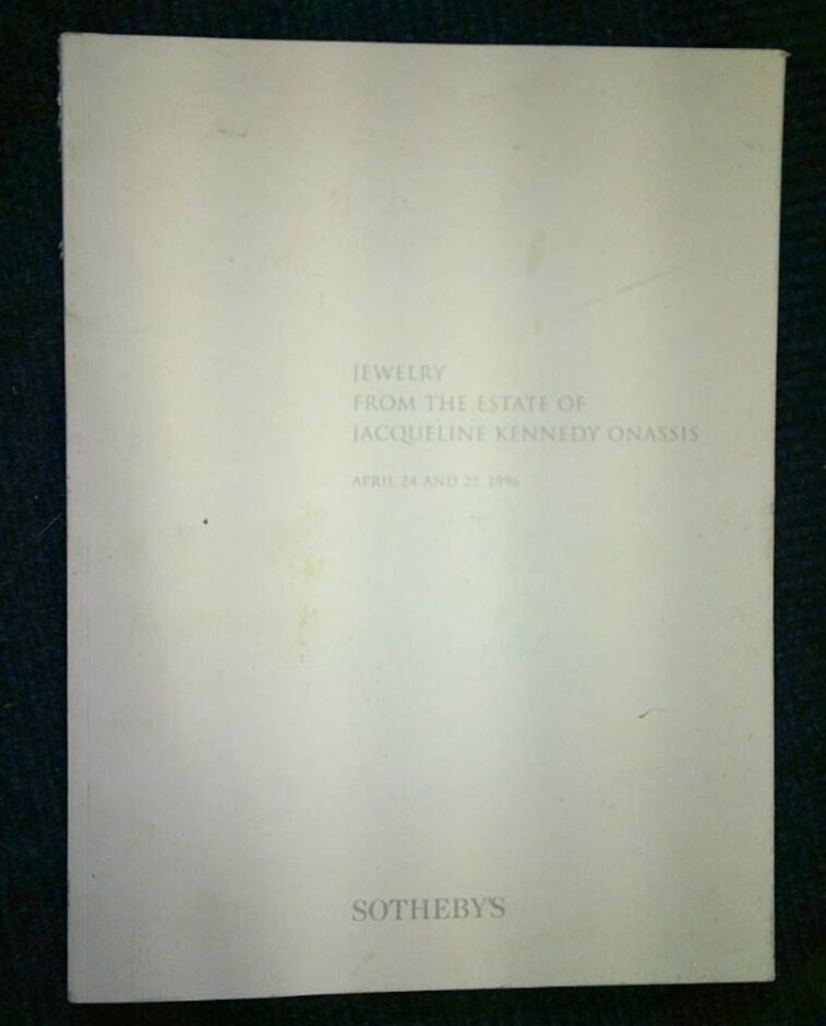 Sotheby's April 1996 Jewelry From The Estate Of Jacqueline Kennedy Onassis