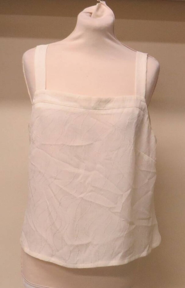 Roman Originals Strap Top Cream Size: 14