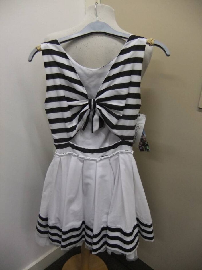 Jones + Jones Sleeveless Dress Bnwt Black And White Size: 6
