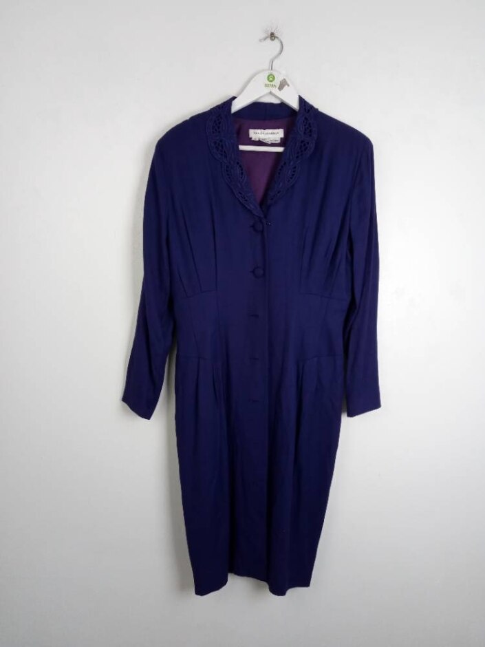 Nancy Johnson Women's Blazer Purple Size: 12