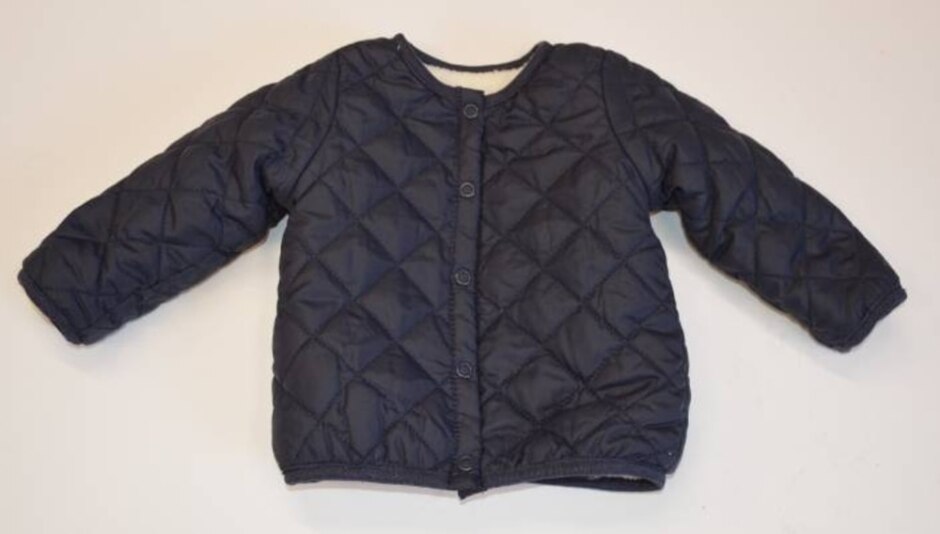 Mamas And Papas  Quilted Coat  Blue  Size: 3-6 Months