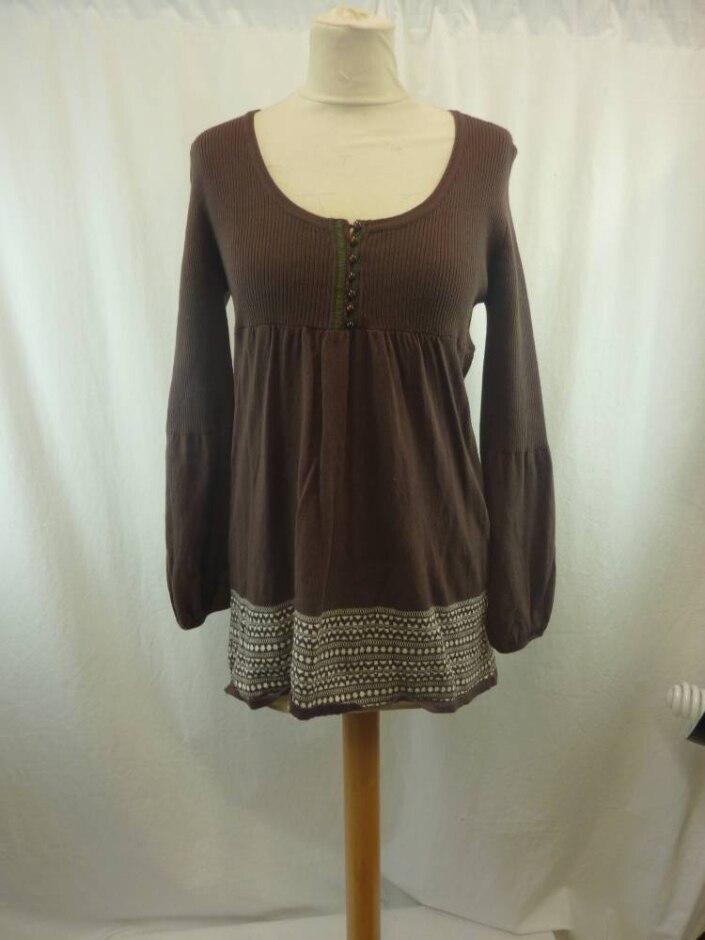 Joe Browns Smock Top Brown Size: 12