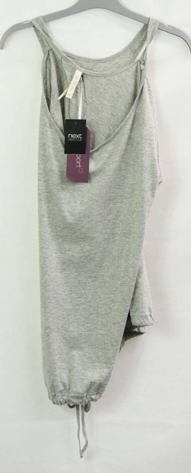 Next Sleeveless Sports Top Grey Size: 16