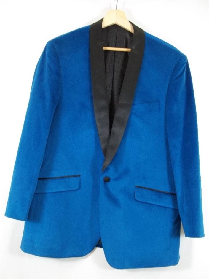 Dobell Blazer -polyester Blue Size: 44" Chest