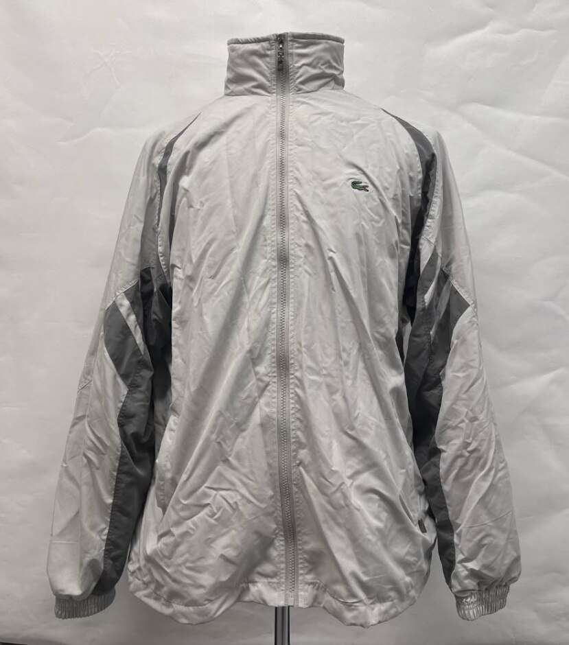Lacoste  Lightweight Sports Jacket Grey/light Grey Size: Xxl