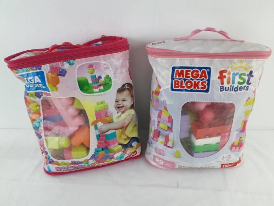 Mega Bloks First Builders Big Building Bag 60pcs X 2