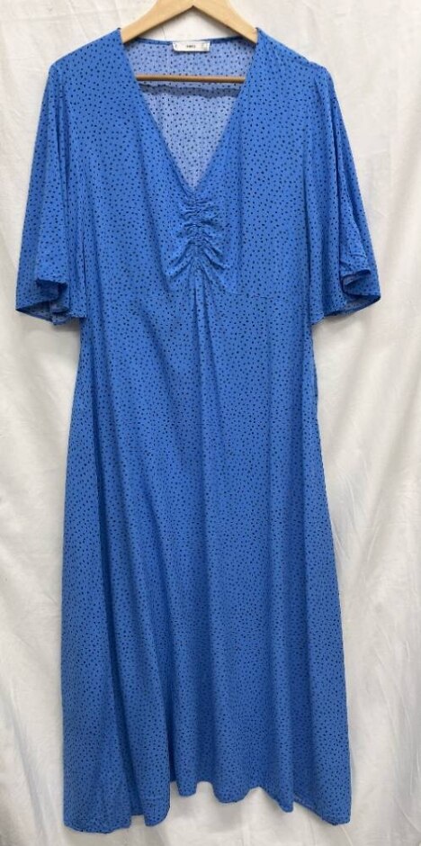 Mango Dress Blue Size: Xl