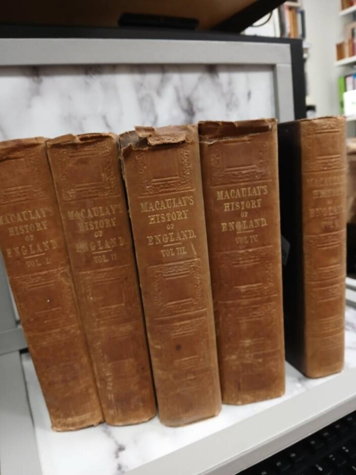 The History Of England Volumes 1 To 5.  Fourth Edition