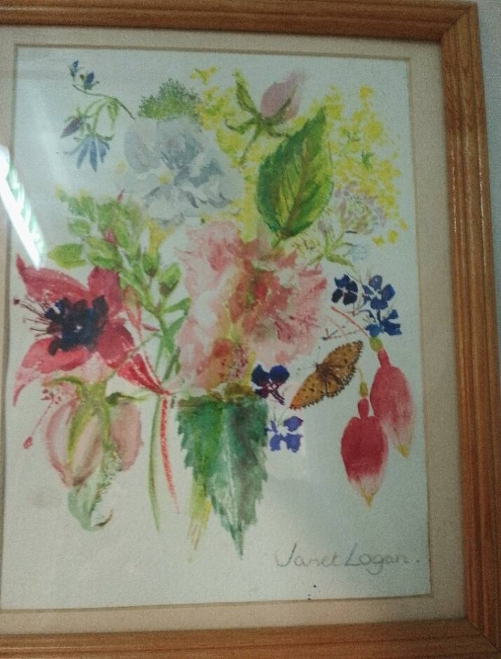 Signed Watercoloured Painting