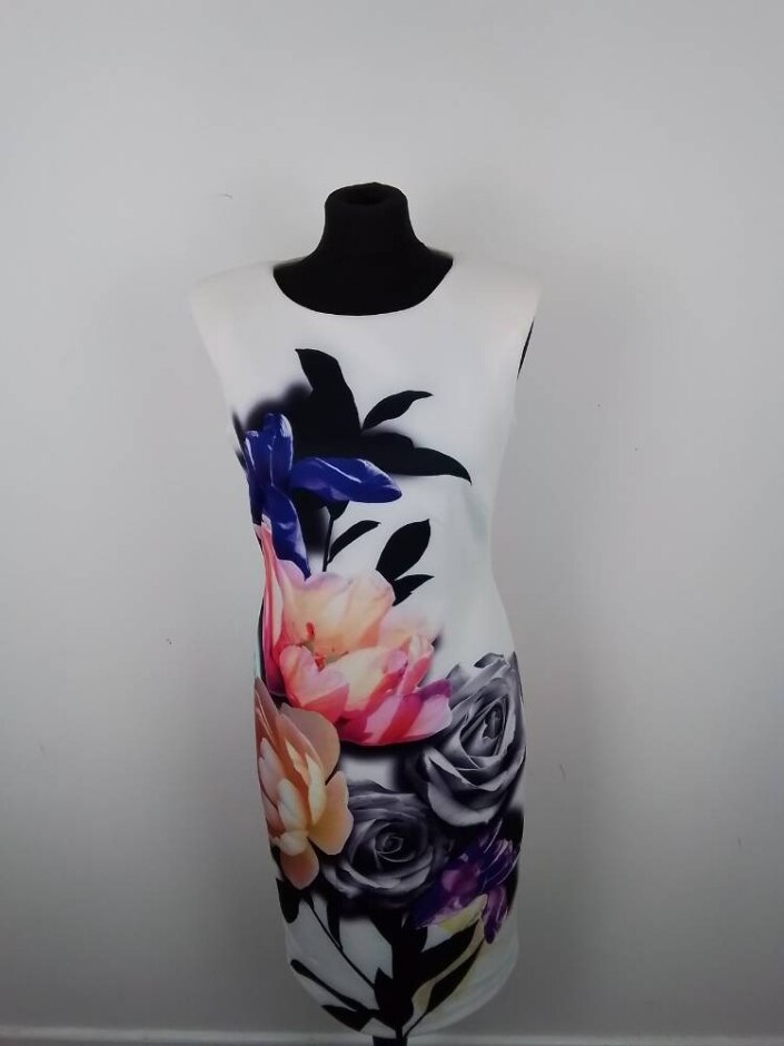 Coast Sleeveless Dress  Floral Petite Size: 12