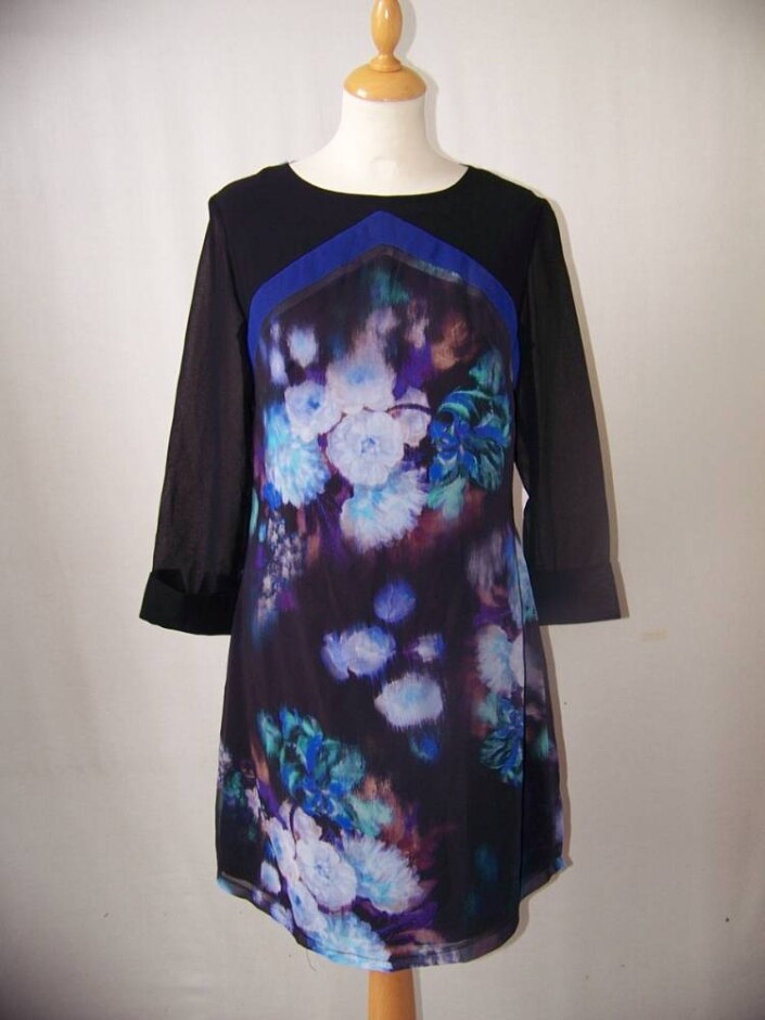 Little Mistress Dress Multi Size: 8