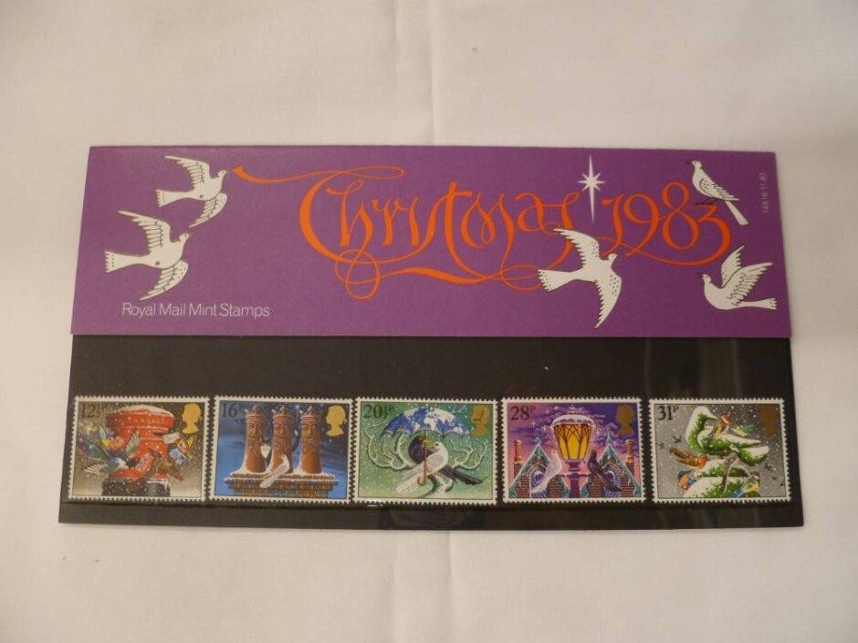 Christmas 1983: Royal Mail Mint Stamps