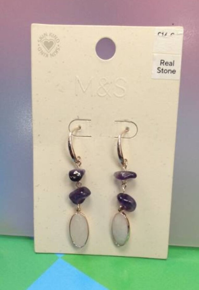 Real Stone Earrings