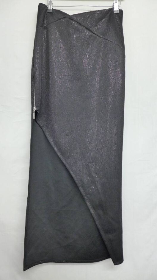 Lipsy London Speckled Strapless Dress Sparkling Black Size: 14