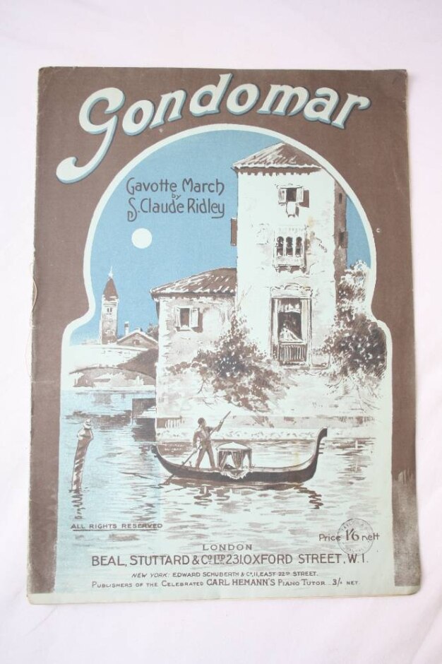 Gondomar - Gavotte-march For Piano Sheet Music