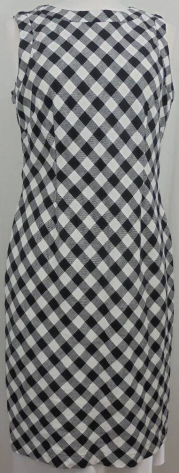 Hobbs Shift Dress Black And White Size: 12