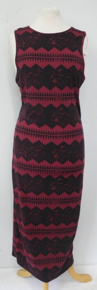 Topshop Summery Sleeveless Dress Red Size: 16