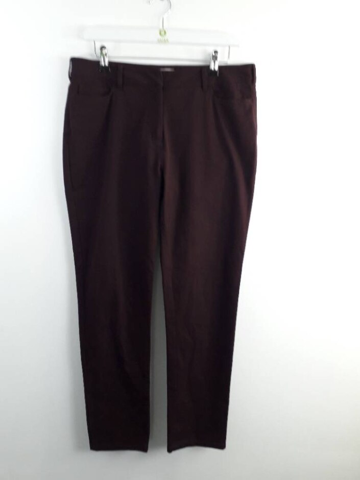 Hobbs Women's Trousers Burgundy Size: 14