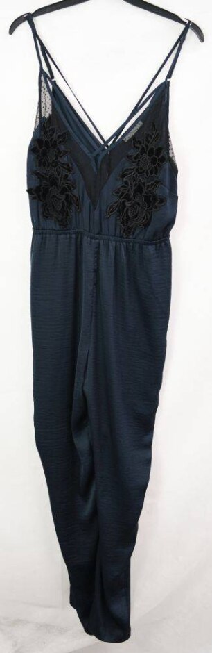 New Look Slip Jumpsuit Teal Size: 12