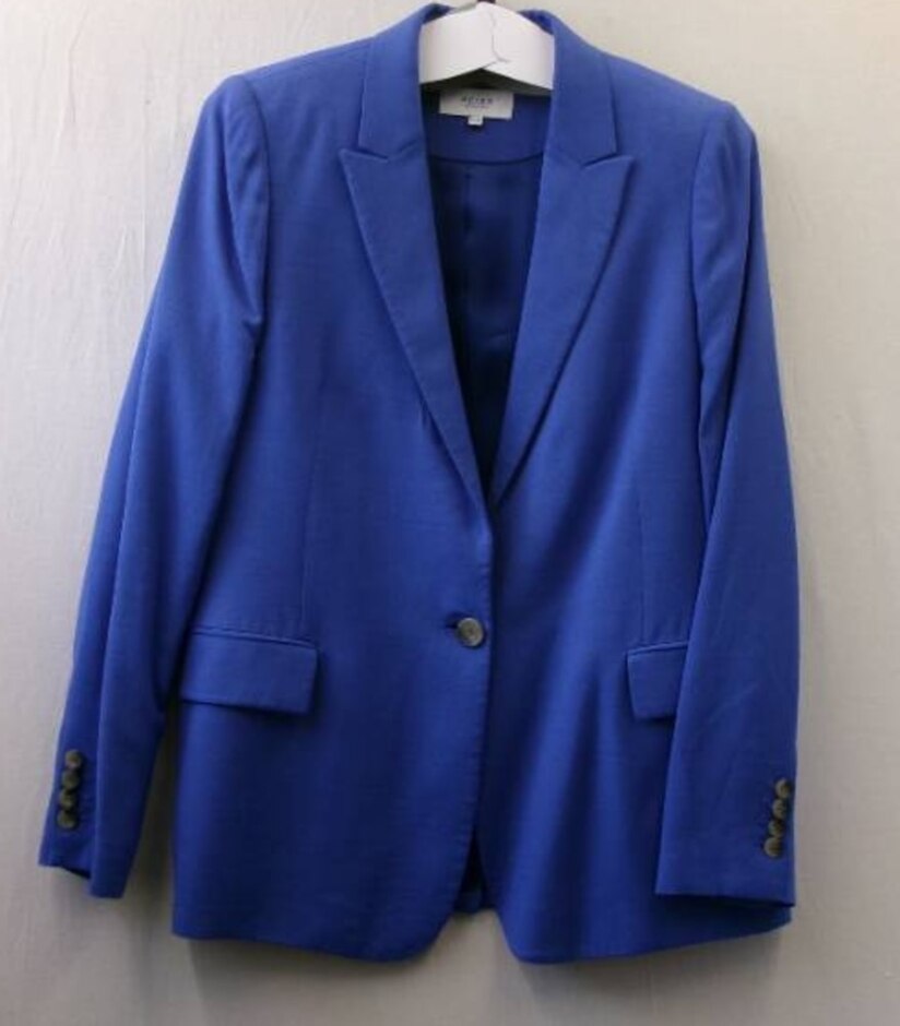 Reiss Jacket Royal Blue Size: 12