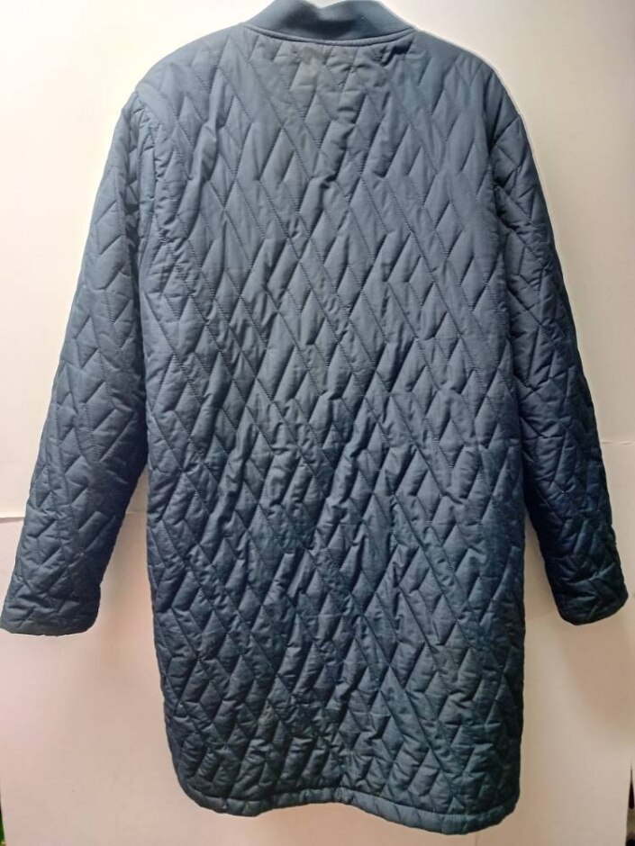 Soya Concept Quilted Coat Blue Size: L