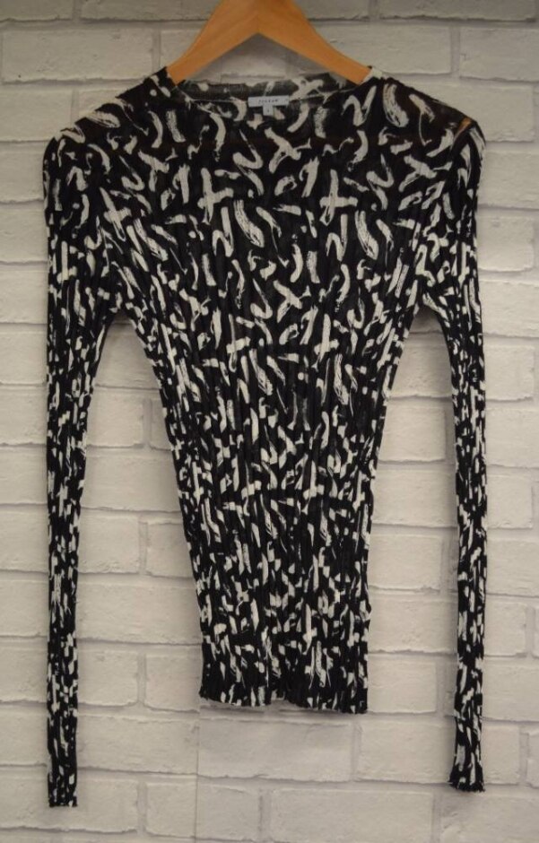 Jigsaw  Top Black  Size: S