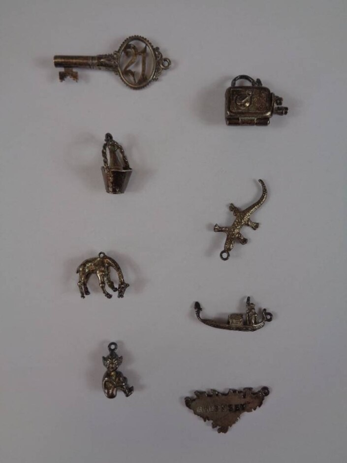 Vintage Sterling Silver Mixed Lot Of Charms