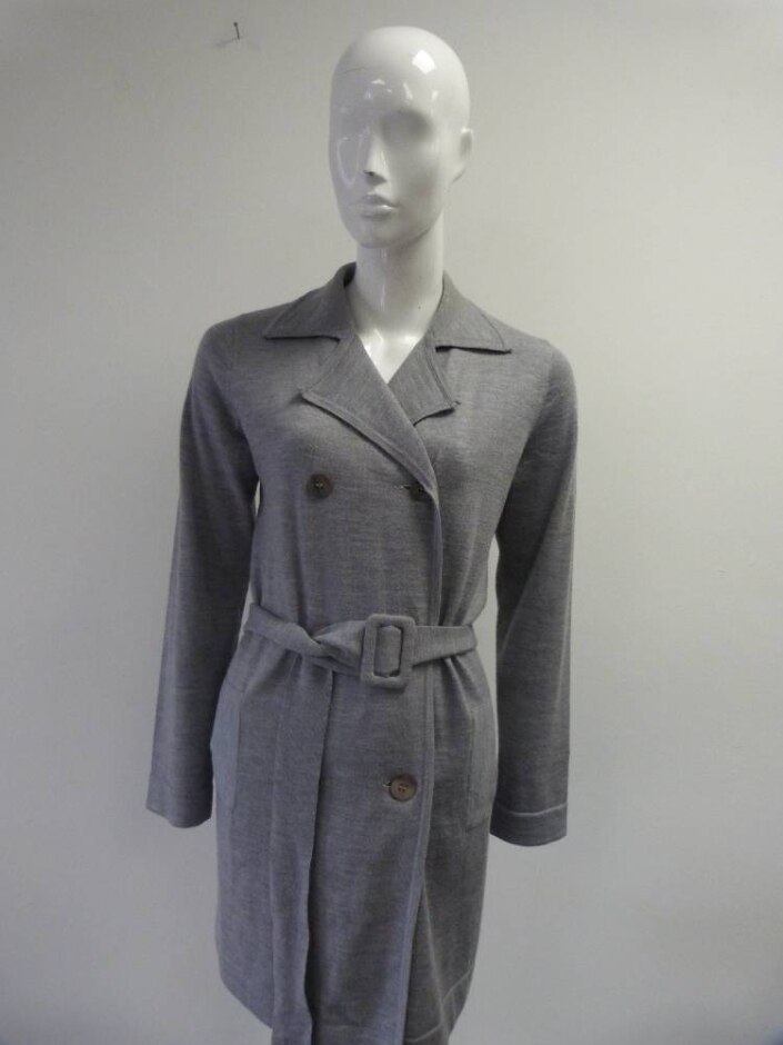 Jigsaw Long Cardigan Grey Size: S