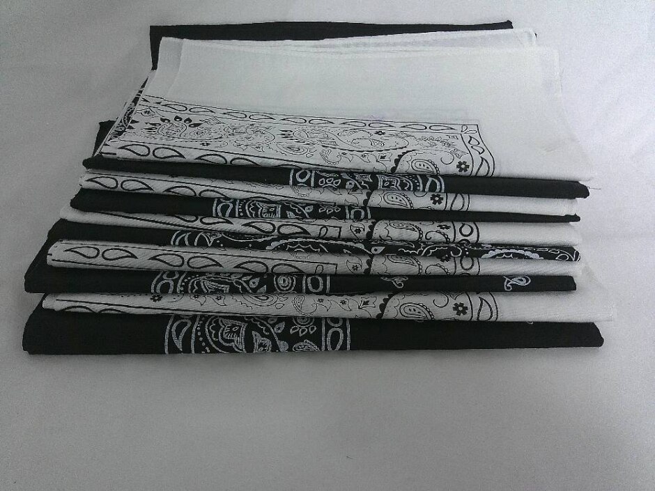 10 Paisley Style Serviettes/bandanas