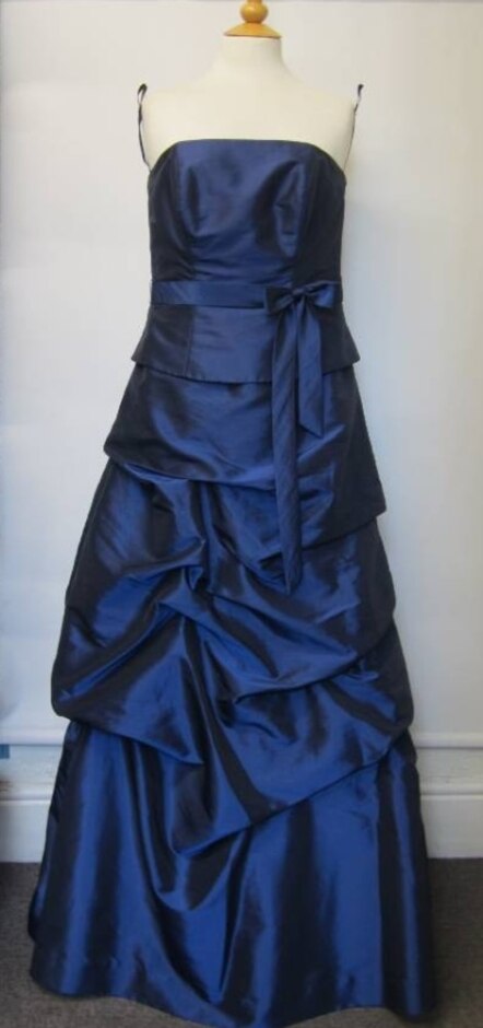 Kelsey Rose Strapless Prom Dress Navy Size: 12