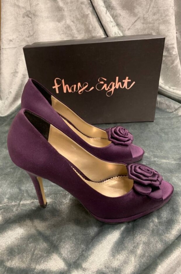 Phase Eight Corsage Peep Toe Heels Shoes