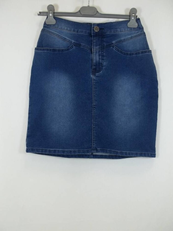 Stranger Things Skirt-denim-cotton/poly  Blue Size: 6