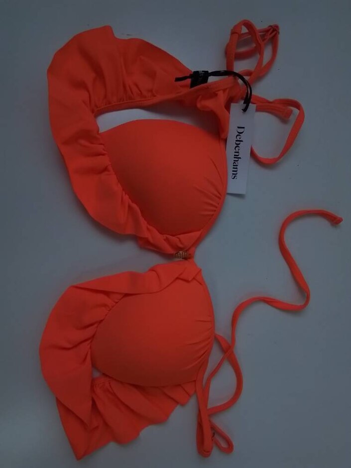 Debenhams New Swimwear Bikini Set Orange  Size: 8