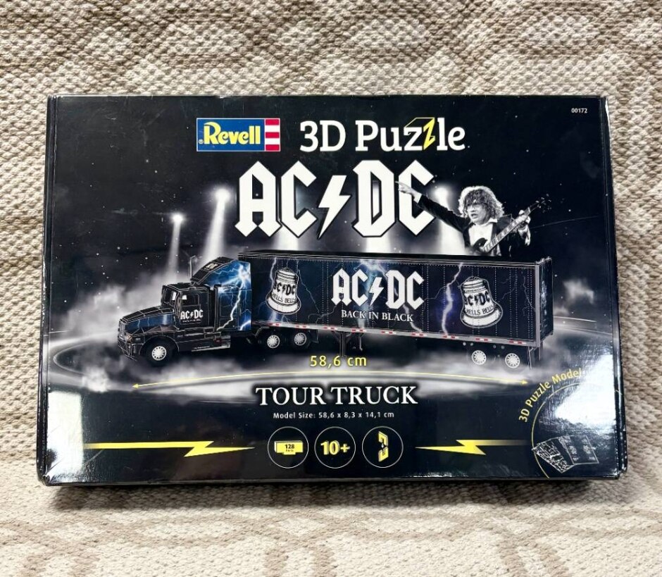 Ac/dc 3d Puzzle Tour Truck Model