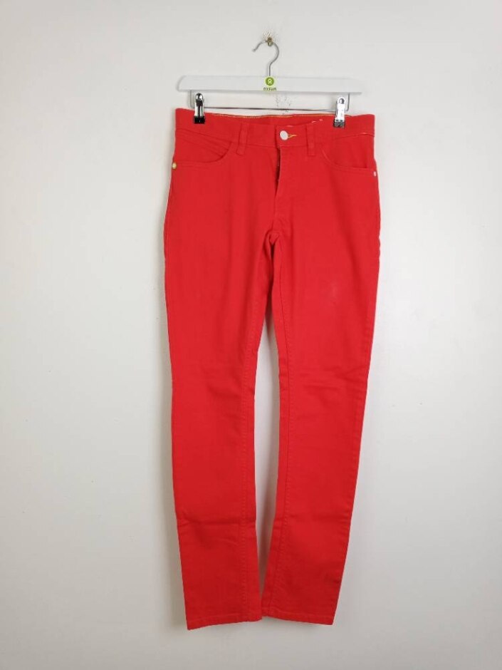 Adidas Neo Label Slim Jeans W30 L32 Red Size: 30