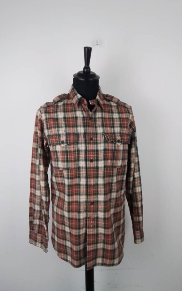 Polo Ralph Lauren Long Sleeve Flannel Shirt Multi Colored Size: S