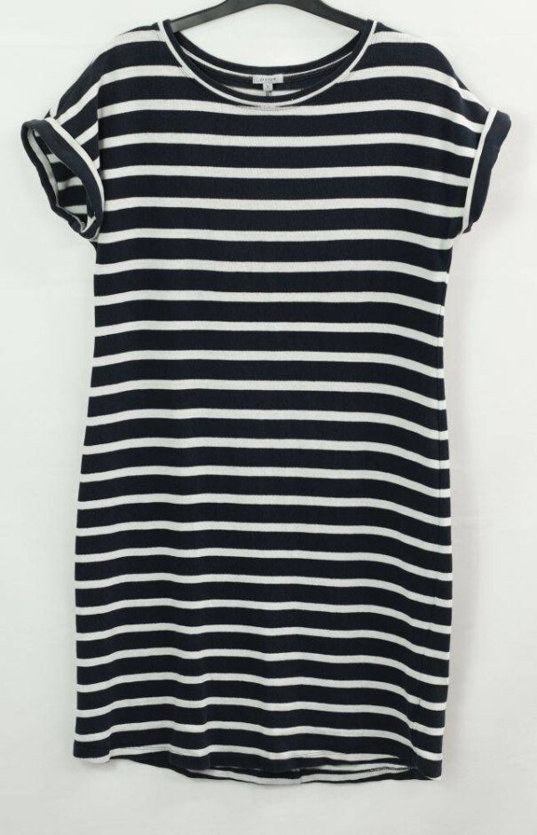 Jigsaw Striped Dress Navy / White Size: S