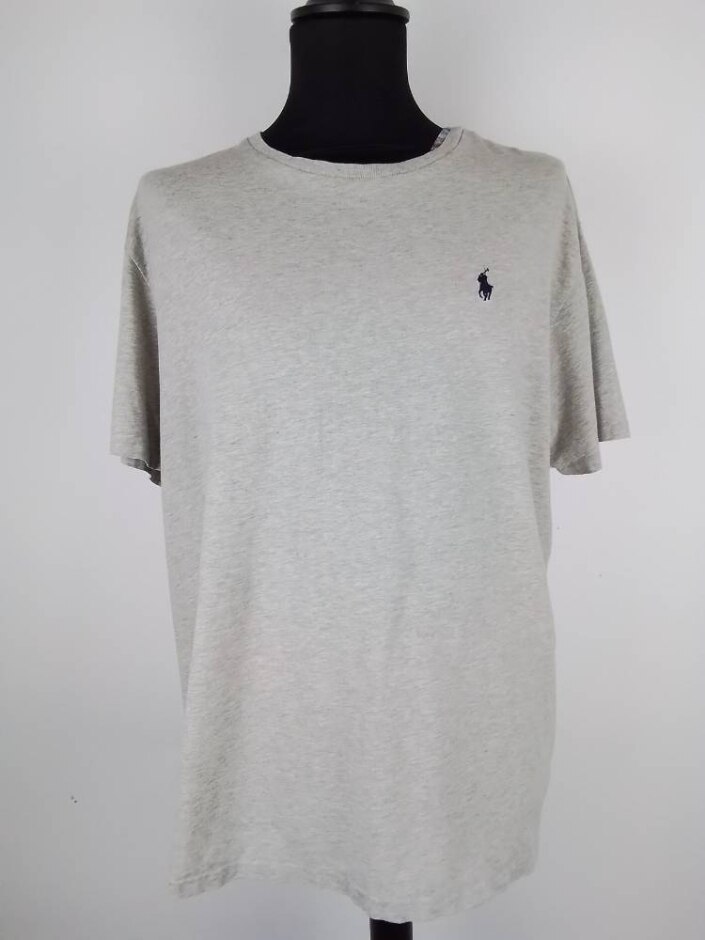 Polo Ralph Lauren Embroidered Logo T-shirt Grey Size: Xl