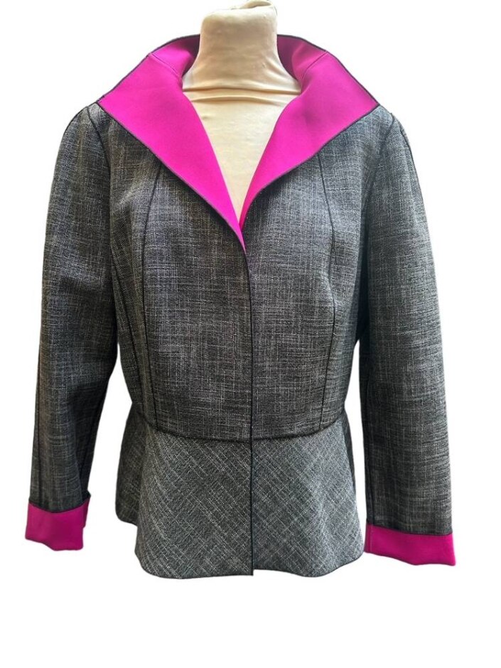 Lafayette 148 New York Ladies Blazer Black Size: 16