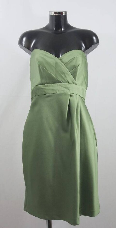 Alfred Angelo Strapless Dress Green Size: 14