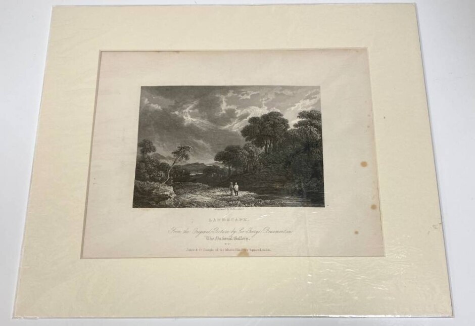 'landscape' 19th Century Print From The National Gallery Of Pictures By The Great Masters
