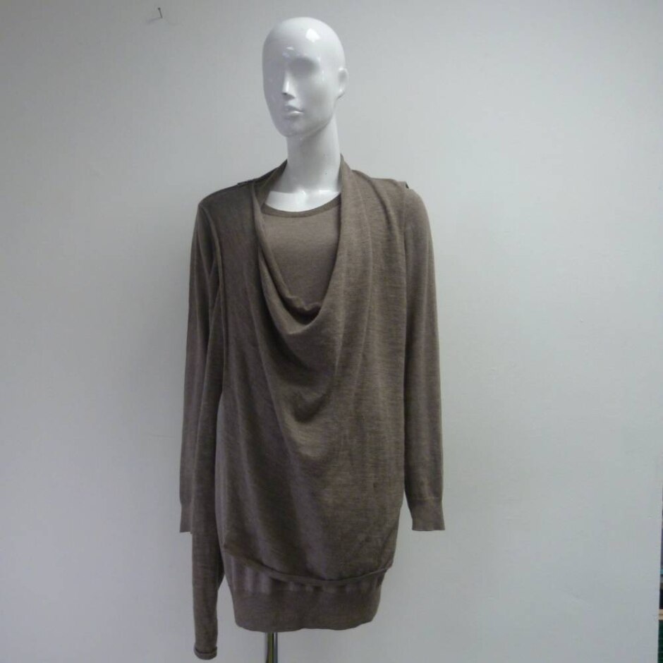 All Saints Long Cardigan Brown Size: 14