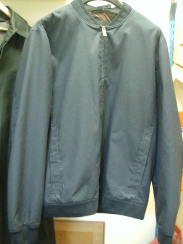 Ted Baker Mens Bomber Jacket Navy Blue Size: Xl