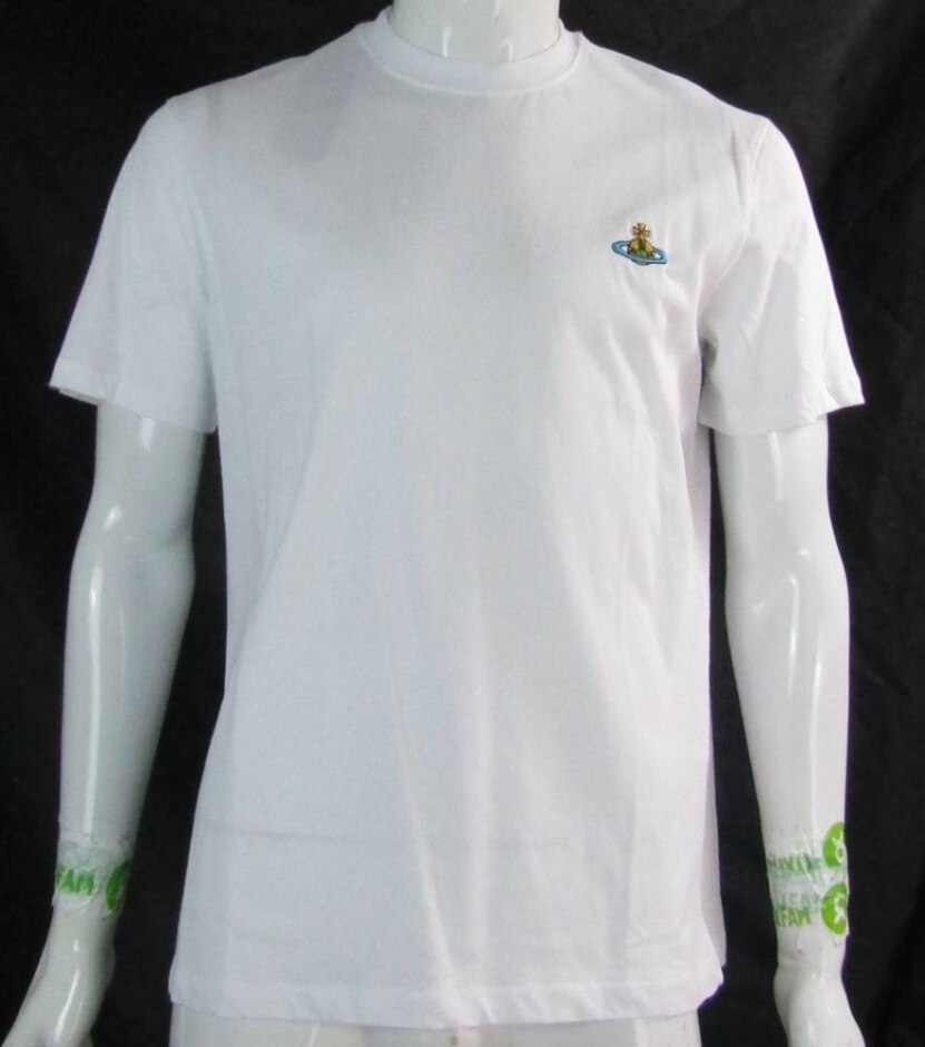 Bnwt Vivienne Westwood 40" Cotton Orb Logo T-shirt White Size: M
