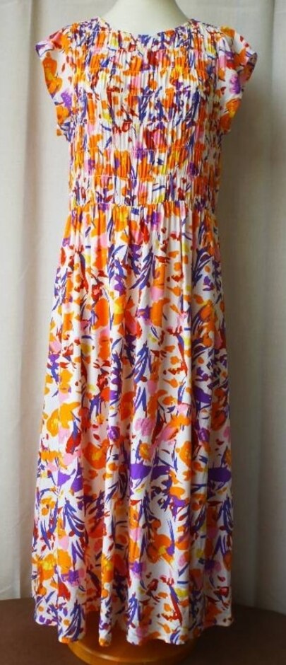 Saint Tropez Gisla Ice Flower Maxi Dress Multi Size: Xs
